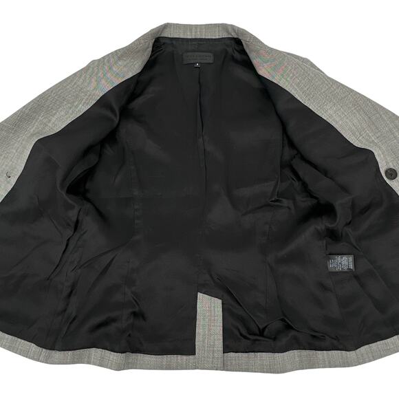 NILI LOTAN Jefferson Jacket Blazer in Grey 8 - Picture 6 of 10